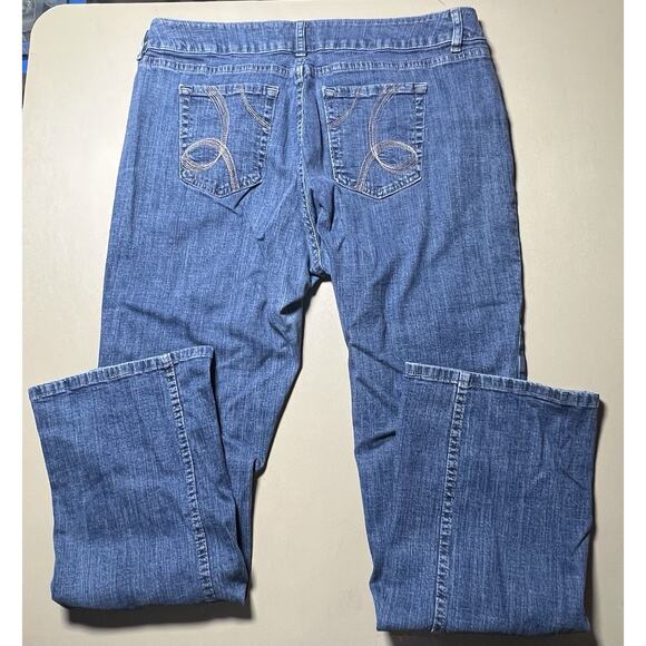 Riders By Lee Mid Rise Boot Cut Jeans Women’s 18M Blue - Picture 4 of 6